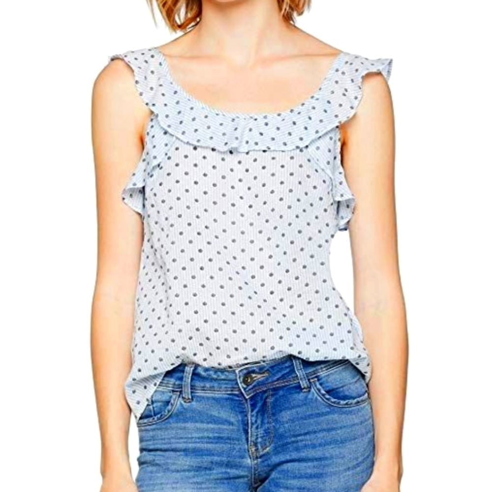 NWOT Vero Moda Ruffle Sleeve Tank Top (Size XS)